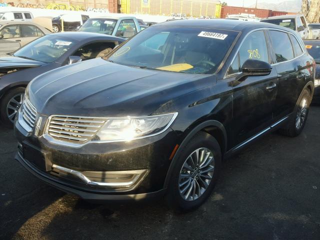 2LMPJ6KR8HBL34264 - 2017 LINCOLN MKX SELECT BLACK photo 2