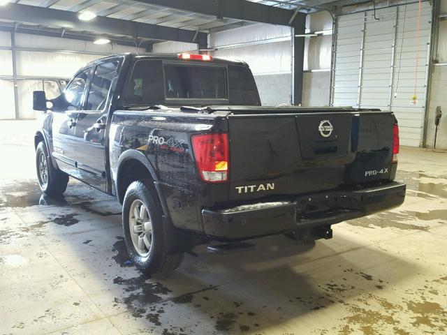 1N6AA0EC5CN324313 - 2012 NISSAN TITAN S BLACK photo 3