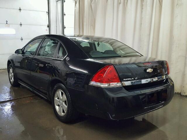 2G1WT57K791271444 - 2009 CHEVROLET IMPALA 1LT BLACK photo 3