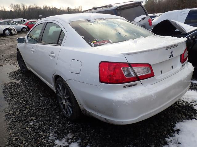 4A32B3FF5CE011192 - 2012 MITSUBISHI GALANT ES WHITE photo 3