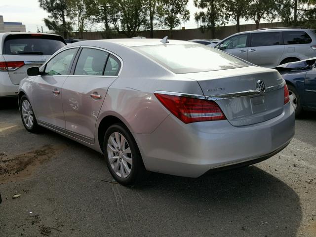 1G4GA5GR6EF154077 - 2014 BUICK LACROSSE SILVER photo 3