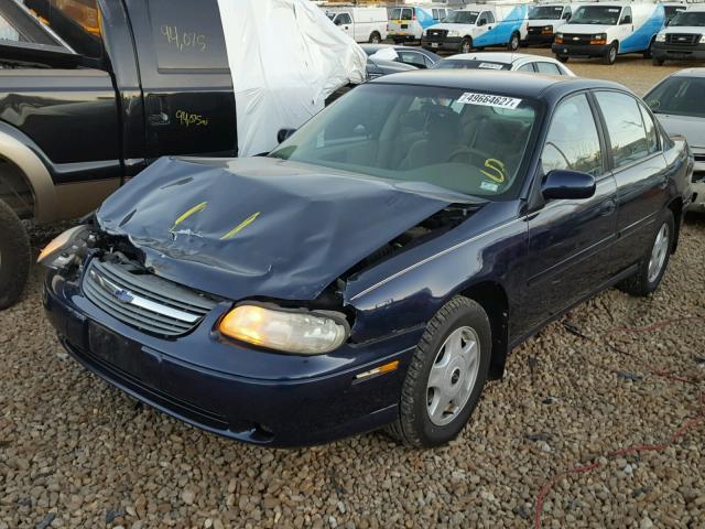 1G1NE52J016206761 - 2001 CHEVROLET MALIBU LS BLUE photo 2