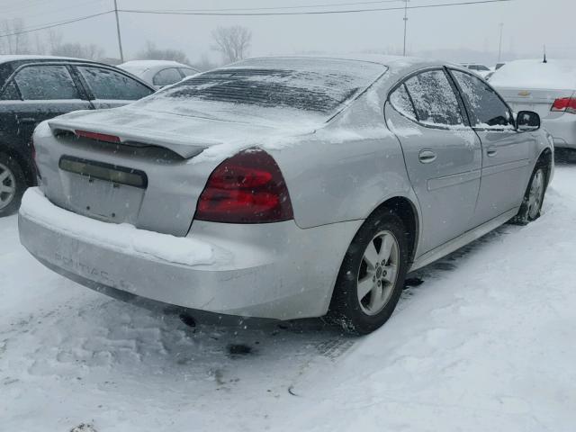 2G2WP552661266766 - 2006 PONTIAC GRAND PRIX SILVER photo 4