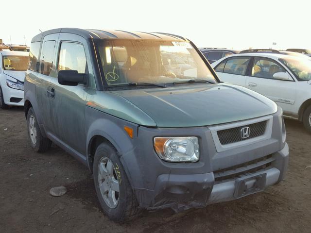 5J6YH27574L023119 - 2004 HONDA ELEMENT EX GREEN photo 1