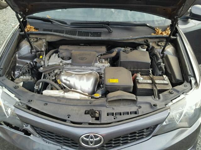 4T1BF1FK8EU458323 - 2014 TOYOTA CAMRY L GRAY photo 7