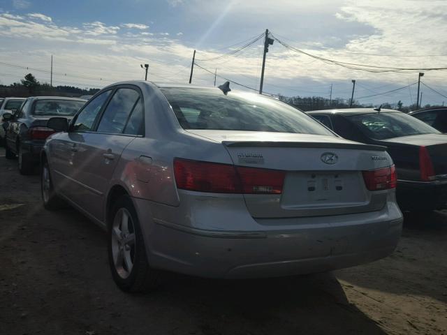 5NPEU46C39H508420 - 2009 HYUNDAI SONATA SE SILVER photo 3