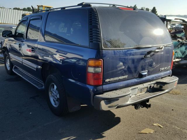 1GNEC16T13J327033 - 2003 CHEVROLET SUBURBAN C BLUE photo 3