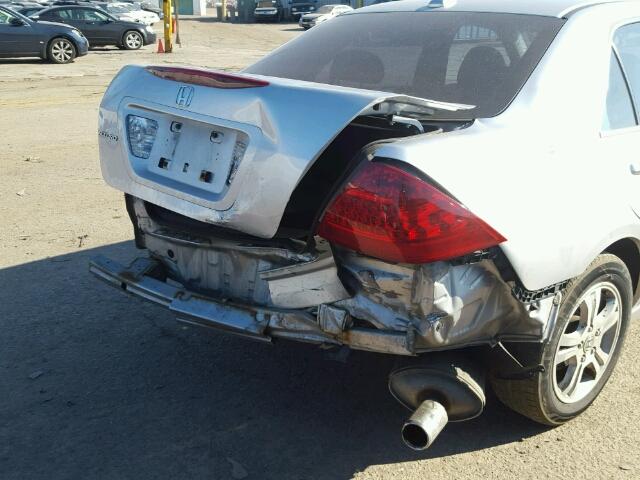 1HGCM56826A110449 - 2006 HONDA ACCORD EX SILVER photo 9