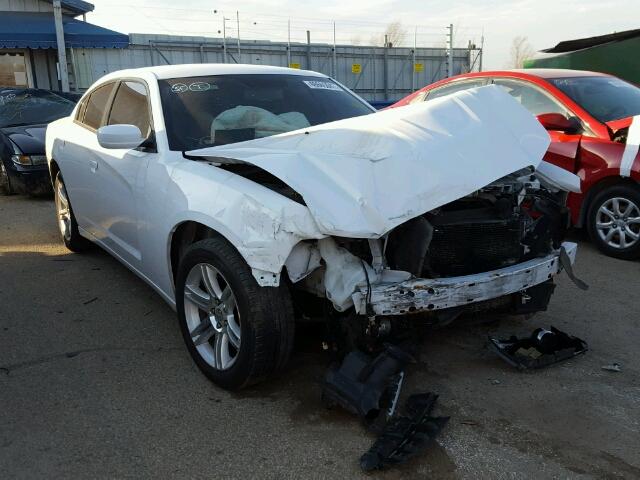 2B3CL3CG8BH516668 - 2011 DODGE CHARGER WHITE photo 1
