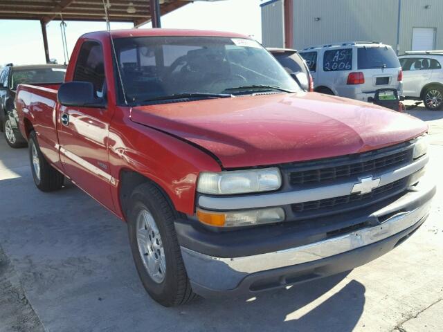 1GCEC14W5YE100238 - 2000 CHEVROLET SILVERADO RED photo 1