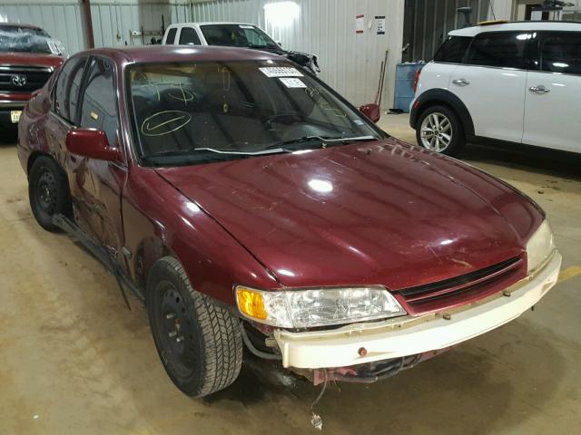 1HGCD5633TA302303 - 1996 HONDA ACCORD LX MAROON photo 1