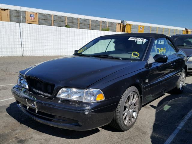 YV1NC63D14J060619 - 2004 VOLVO C70 LPT BLACK photo 2