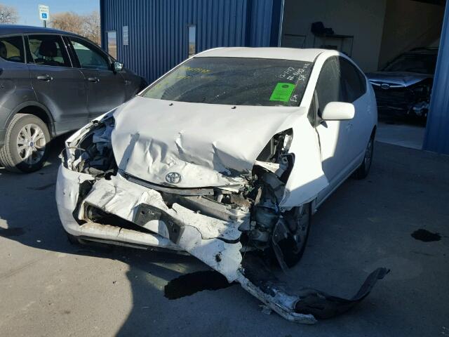 JTDKB20U063172490 - 2006 TOYOTA PRIUS WHITE photo 2