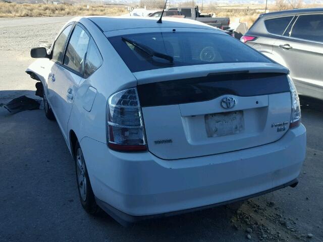 JTDKB20U063172490 - 2006 TOYOTA PRIUS WHITE photo 3