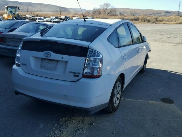 JTDKB20U063172490 - 2006 TOYOTA PRIUS WHITE photo 4