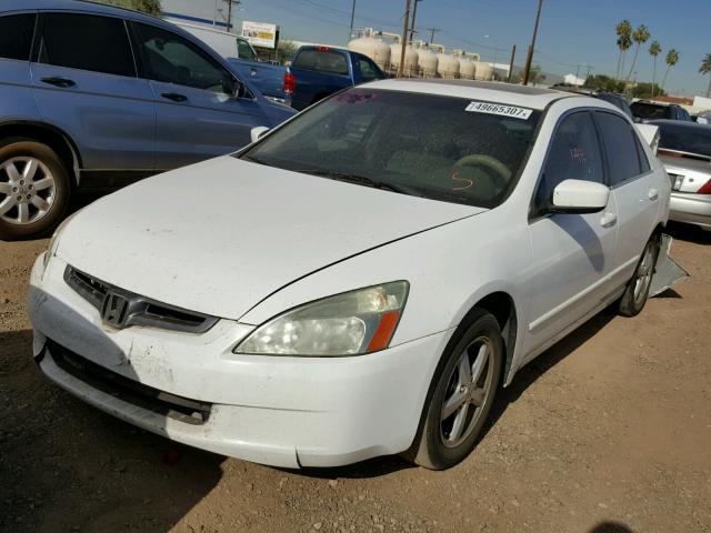 1HGCM56745A086127 - 2005 HONDA ACCORD EX WHITE photo 2