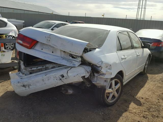 1HGCM56745A086127 - 2005 HONDA ACCORD EX WHITE photo 4