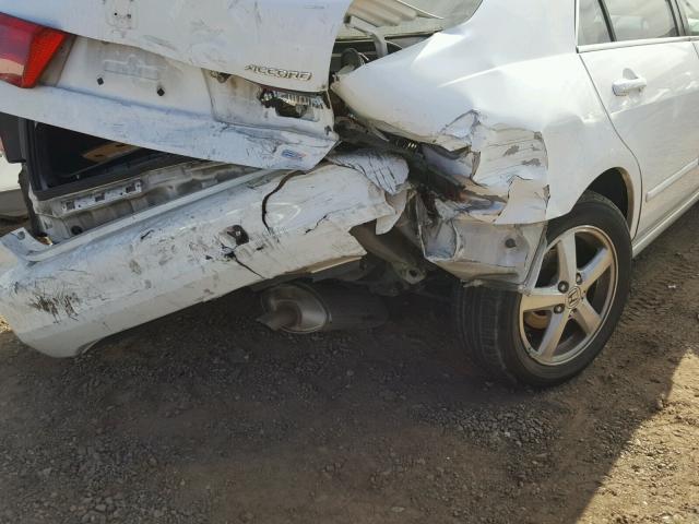 1HGCM56745A086127 - 2005 HONDA ACCORD EX WHITE photo 9