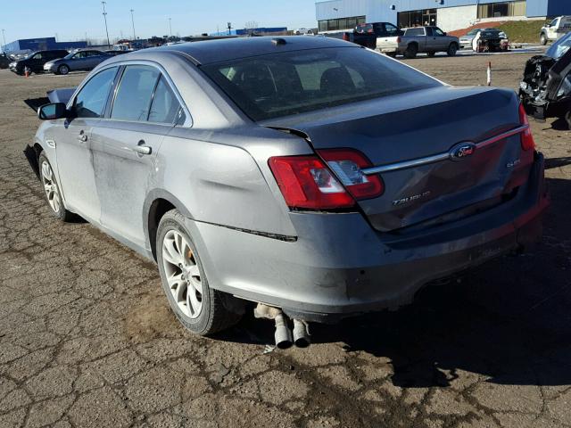 1FAHP2EW3BG131382 - 2011 FORD TAURUS SEL GRAY photo 3