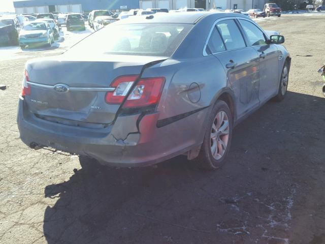 1FAHP2EW3BG131382 - 2011 FORD TAURUS SEL GRAY photo 4