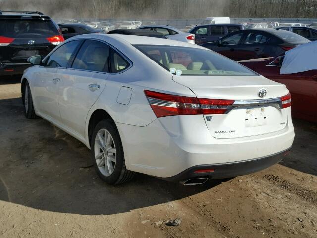 4T1BK1EB8EU117324 - 2014 TOYOTA AVALON BAS 白色 照片 3