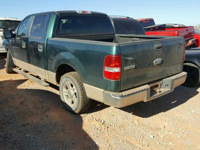 1FTRW12W97FA36628 - 2007 FORD F150 SUPER GREEN photo 3