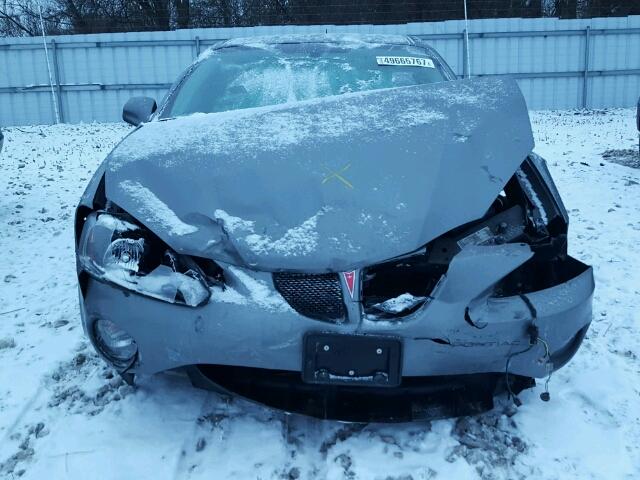 2G2WP552081193591 - 2008 PONTIAC GRAND PRIX GRAY photo 9