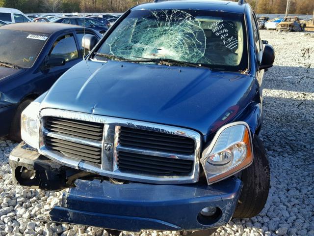 1D8HB48286F158068 - 2006 DODGE DURANGO SL BLUE photo 9