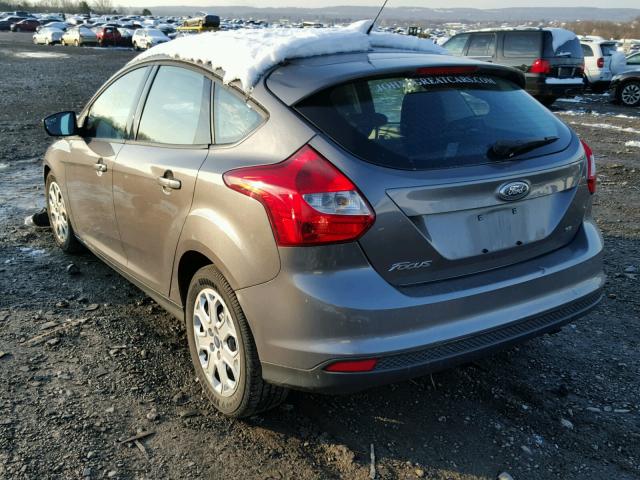 1FAHP3K22CL224202 - 2012 FORD FOCUS SE GRAY photo 3