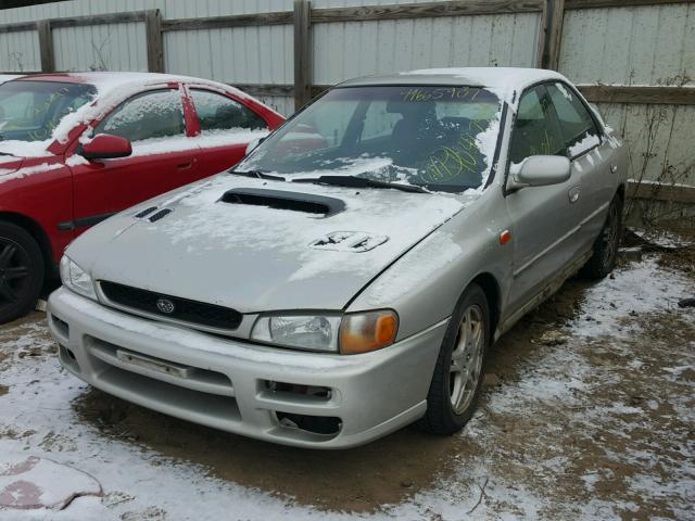 JF1GC6756YG500750 - 2000 SUBARU IMPREZA RS SILVER photo 2