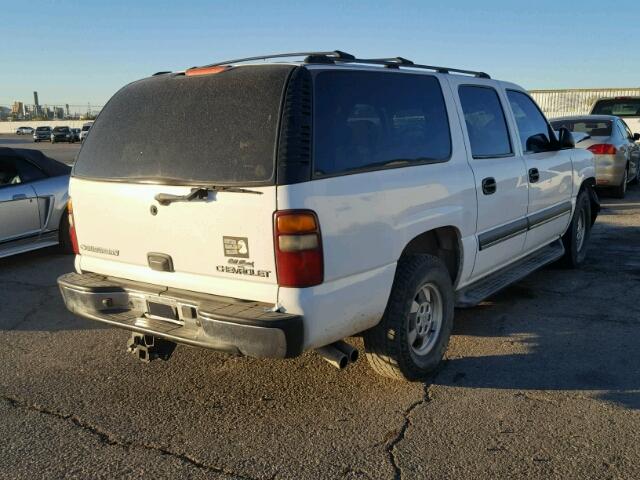 3GNEC16TX3G342440 - 2003 CHEVROLET SUBURBAN C WHITE photo 4