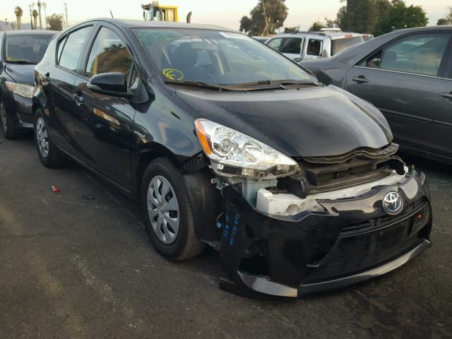 JTDKDTB35D1533936 - 2013 TOYOTA PRIUS C BLACK photo 1