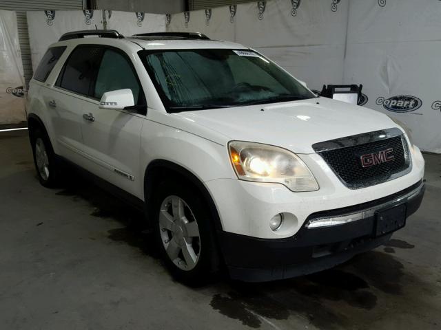 1GKER33708J227351 - 2008 GMC ACADIA SLT WHITE photo 1