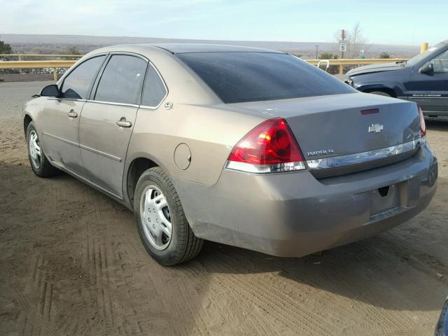 2G1WB58K479358816 - 2007 CHEVROLET IMPALA LS GOLD photo 3