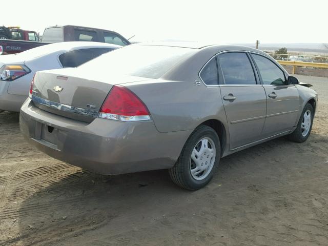 2G1WB58K479358816 - 2007 CHEVROLET IMPALA LS GOLD photo 4