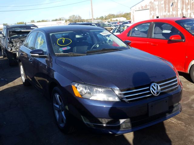 1VWBP7A31DC089990 - 2013 VOLKSWAGEN PASSAT SE BLUE photo 1