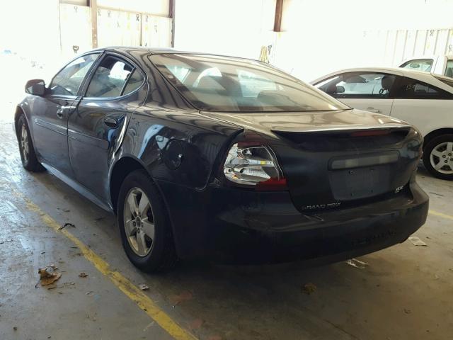 2G2WP522651220504 - 2005 PONTIAC GRAND PRIX BLACK photo 3