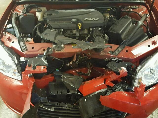 2G1WT58N989104902 - 2008 CHEVROLET IMPALA LT RED photo 7