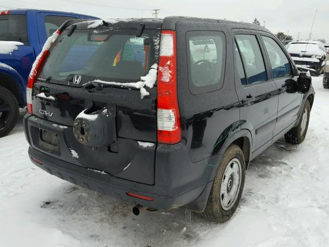 SHSRD78575U304867 - 2005 HONDA CR-V LX BLACK photo 4