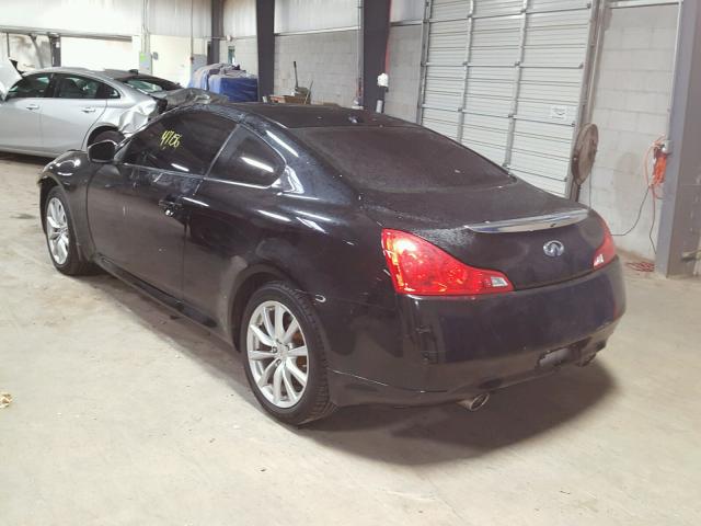 JN1CV6EL9DM950282 - 2013 INFINITI G37 BLACK photo 3