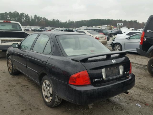 3N1CB51D35L517814 - 2005 NISSAN SENTRA 1.8 BLACK photo 3