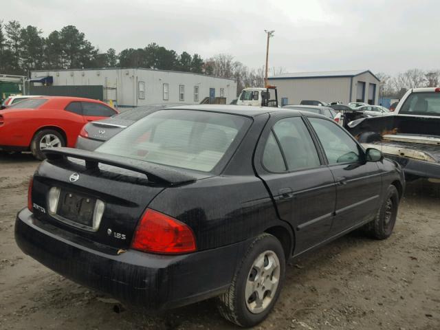 3N1CB51D35L517814 - 2005 NISSAN SENTRA 1.8 BLACK photo 4