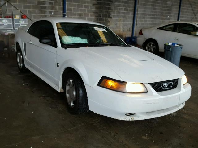 1FAFP40624F152372 - 2004 FORD MUSTANG WHITE photo 1