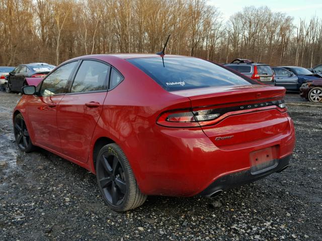 1C3CDFBB1GD539978 - 2016 DODGE DART SXT RED photo 3