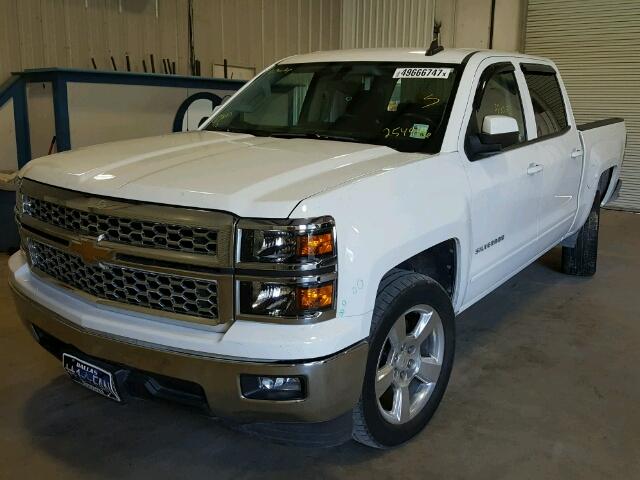 3GCPCREC3FG254996 - 2015 CHEVROLET SILVERADO WHITE photo 2