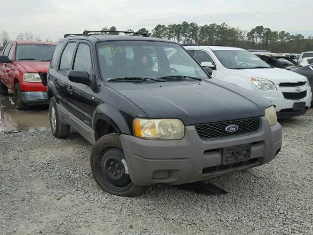 1FMYU01192KB39075 - 2002 FORD ESCAPE XLS BLACK photo 1