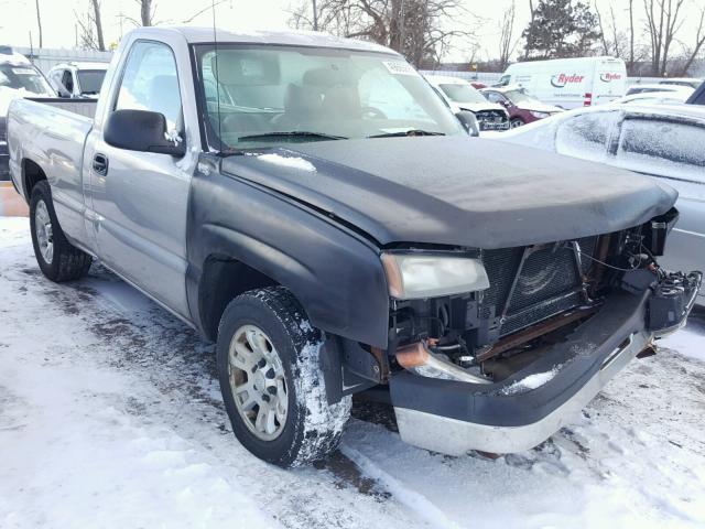 1GCEC14X36Z160128 - 2006 CHEVROLET SILVERADO SILVER photo 1