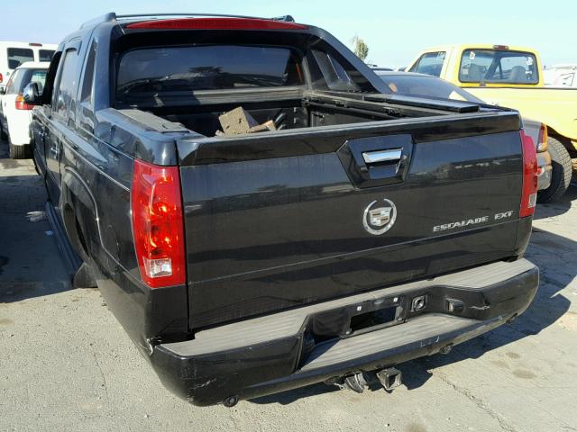 3GYEK62N25G287463 - 2005 CADILLAC ESCALADE E BLACK photo 3