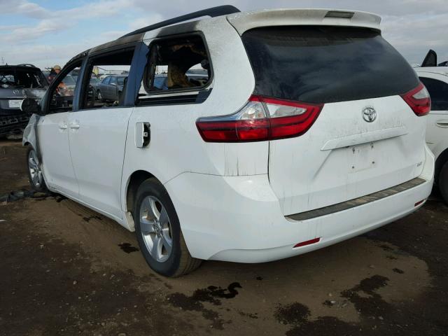 5TDKK3DC2FS647773 - 2015 TOYOTA SIENNA LE BLACK photo 3