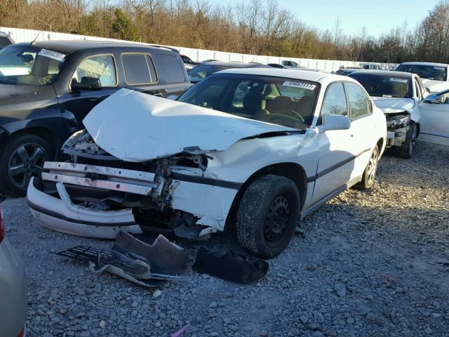 2G1WF55EXY9147625 - 2000 CHEVROLET IMPALA WHITE photo 2